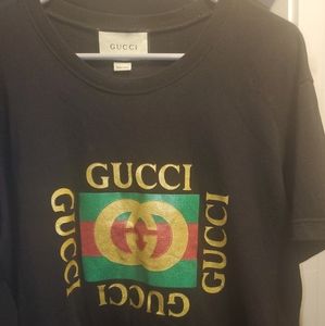 Gucci Glitter Logo Tee Size M